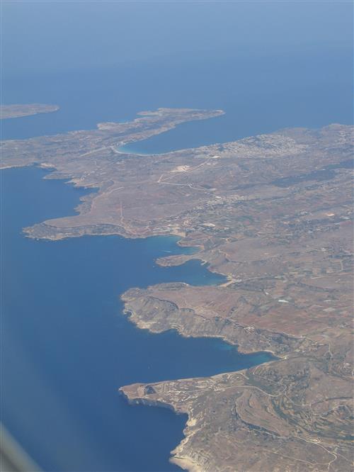 North of Malta (North to South = 27.3km) Photo taken by: Joseph Abela Medici