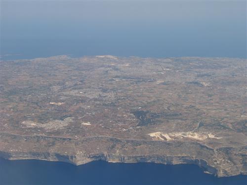 Malta seen from East to West (14.4km) Photo taken by: Joseph Abela Medici